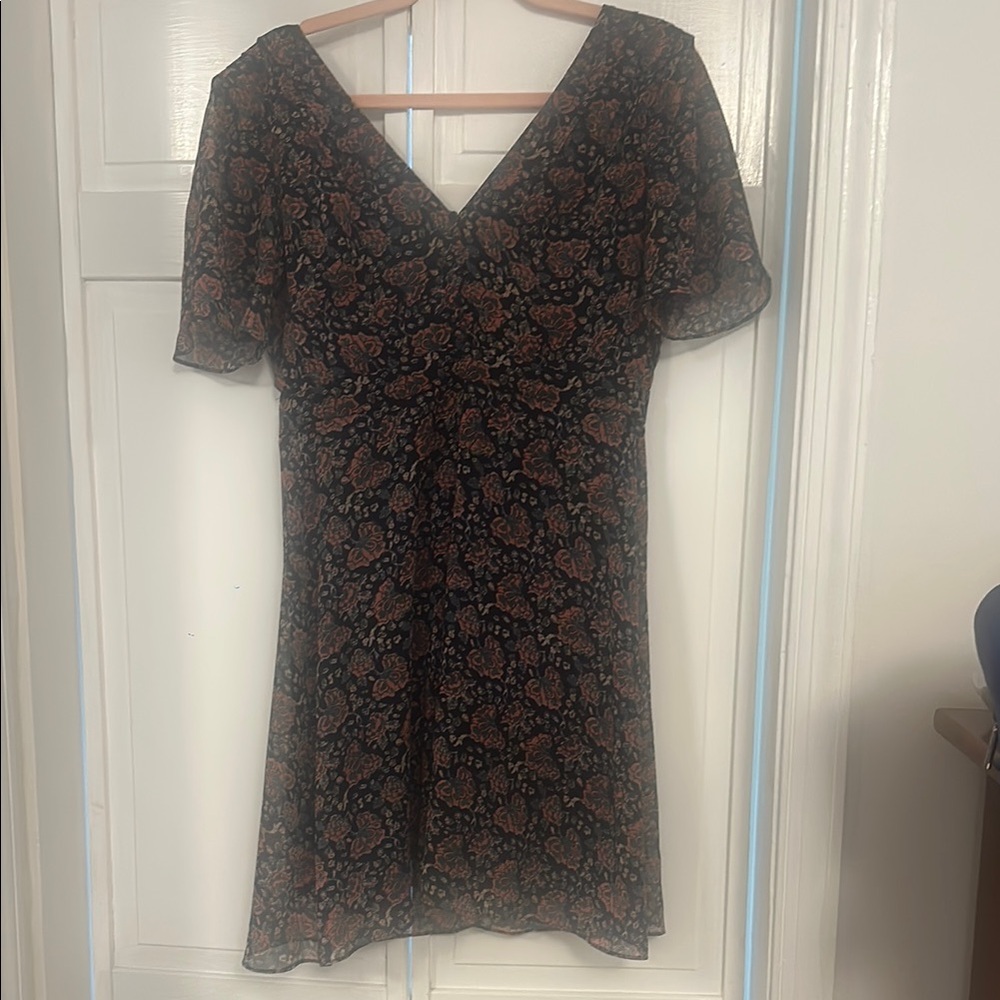 Floral V-Neck Dress